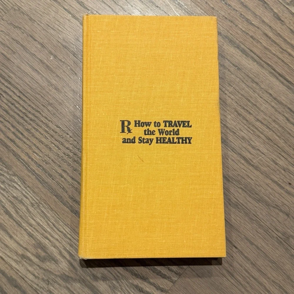 How to Travel the World & Stay Healthy Vtg HC 1971 Doyle Banta 1st Ed Rare OOP